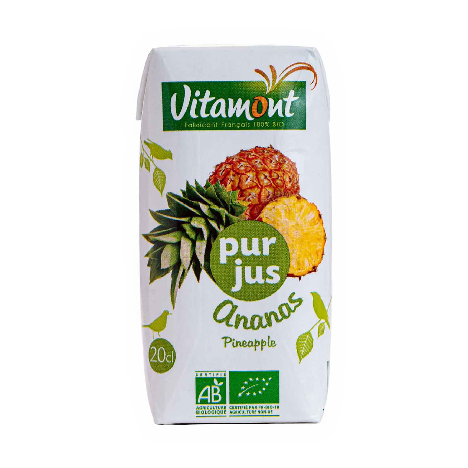 Zumo natural de piña 200ml Vitamont