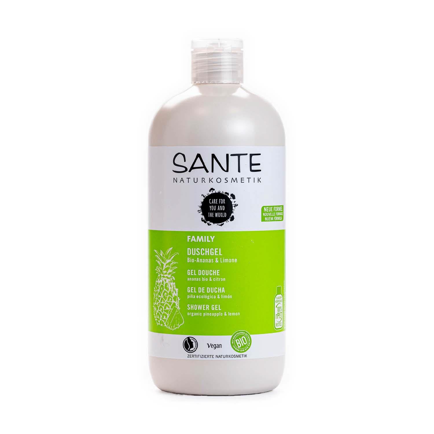 Gel de ducha de limón y piña 500ml Sante