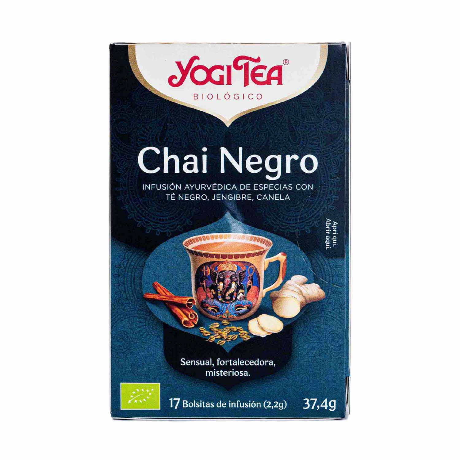Infusión Té Chai Negro 17 filtros Yogi Tea