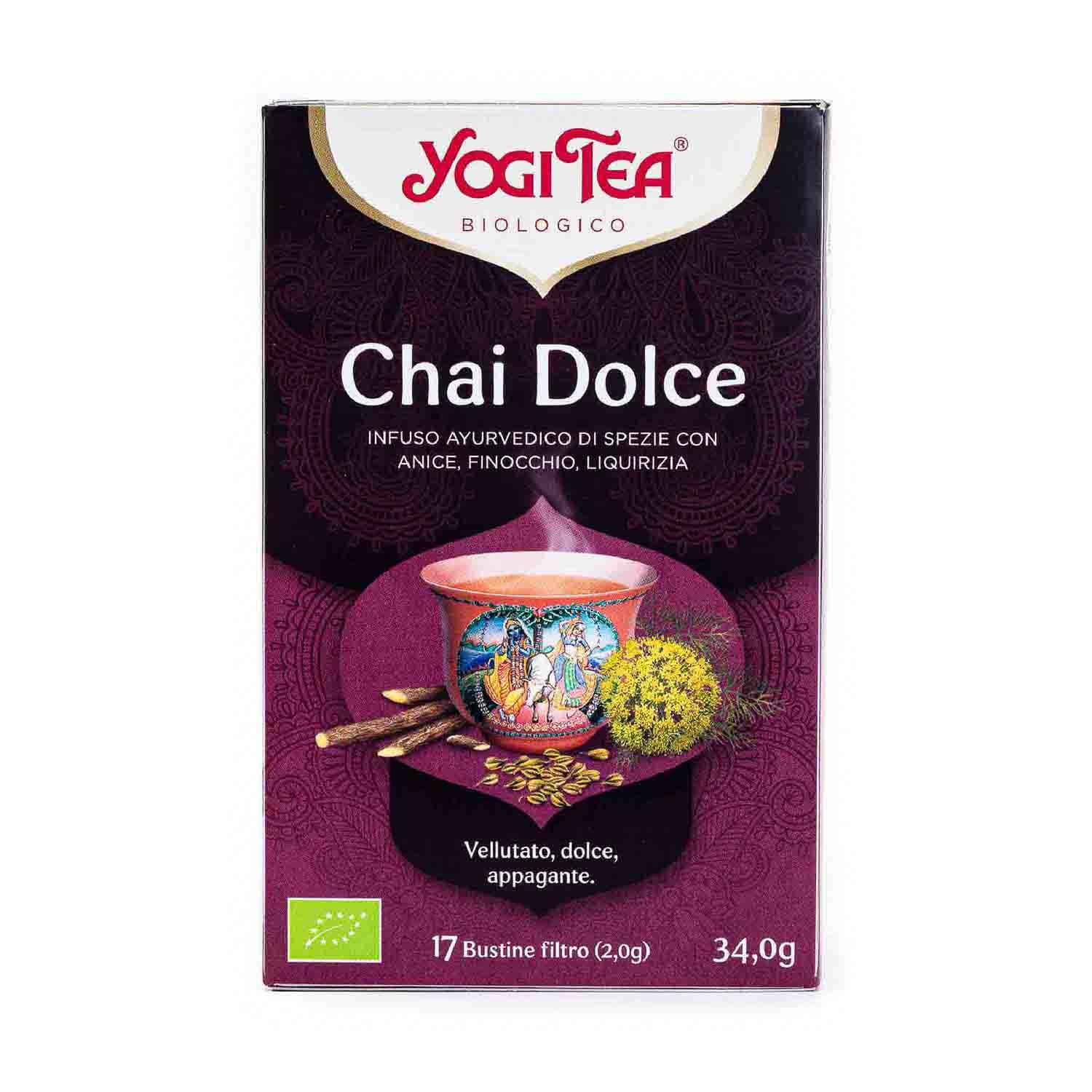 Infusión Chai Dulce 17 filtros Yogi Tea