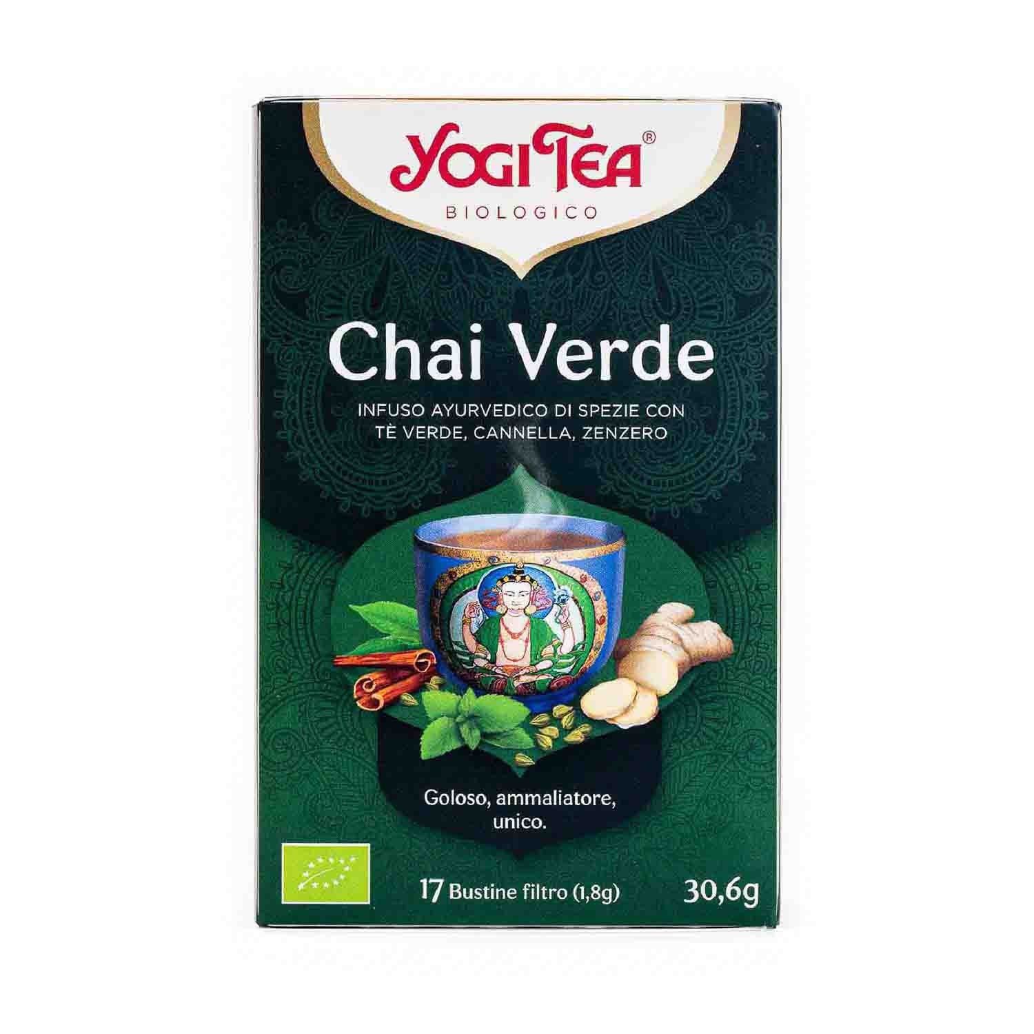 Infusión Té Chai Verde 17 filtros Yogi Tea