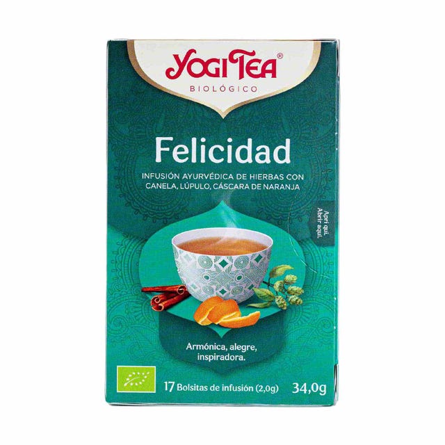 Infusión Felicidad 17 filtros Yogi Tea