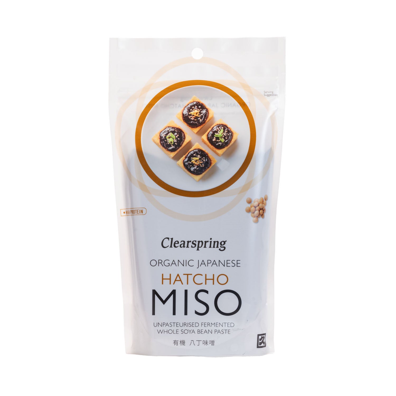 Miso hatcho en bolsa no pasteurizado 300g Clearspring