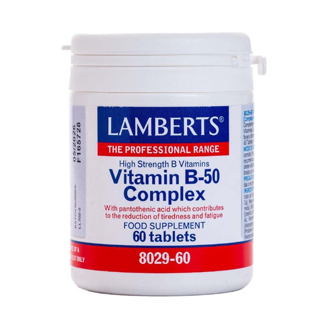 Vitamina B-50 Complex 60g Lamberts