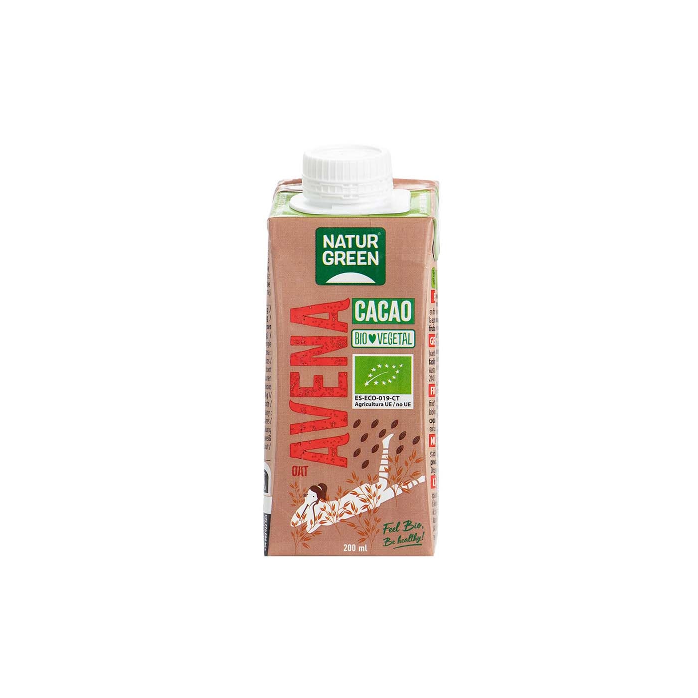 Bebida de avena con chocolate 200ml Naturgreen