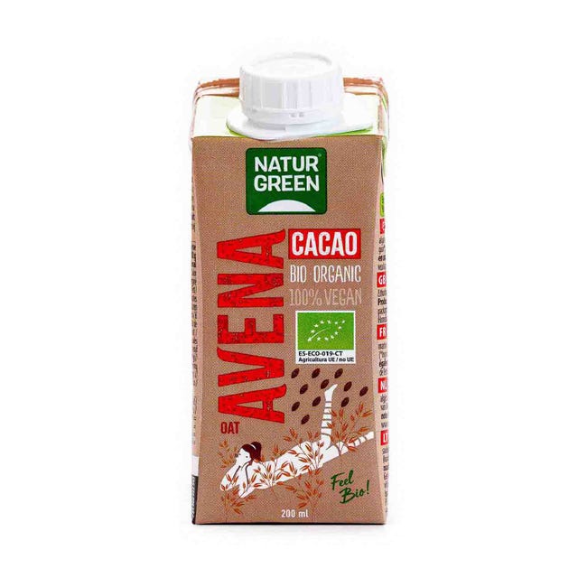 Bebida de avena con chocolate 200ml Naturgreen