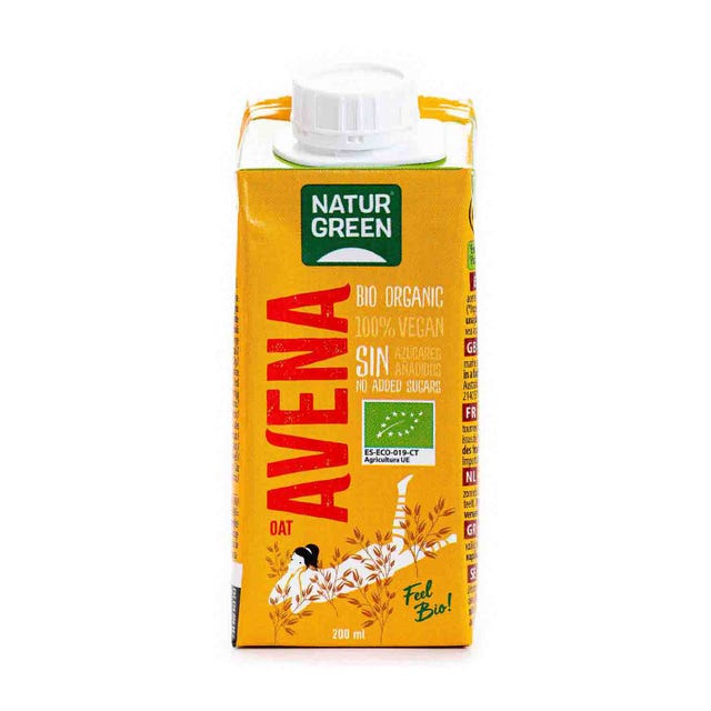 Bebida de avena con Calcio 200ml Naturgreen