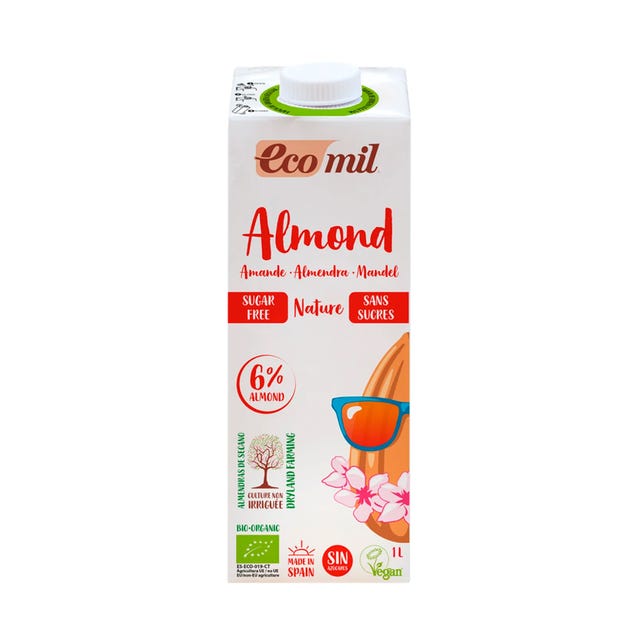 Bebida de Almendra Sin Azúcar 1L Ecomil