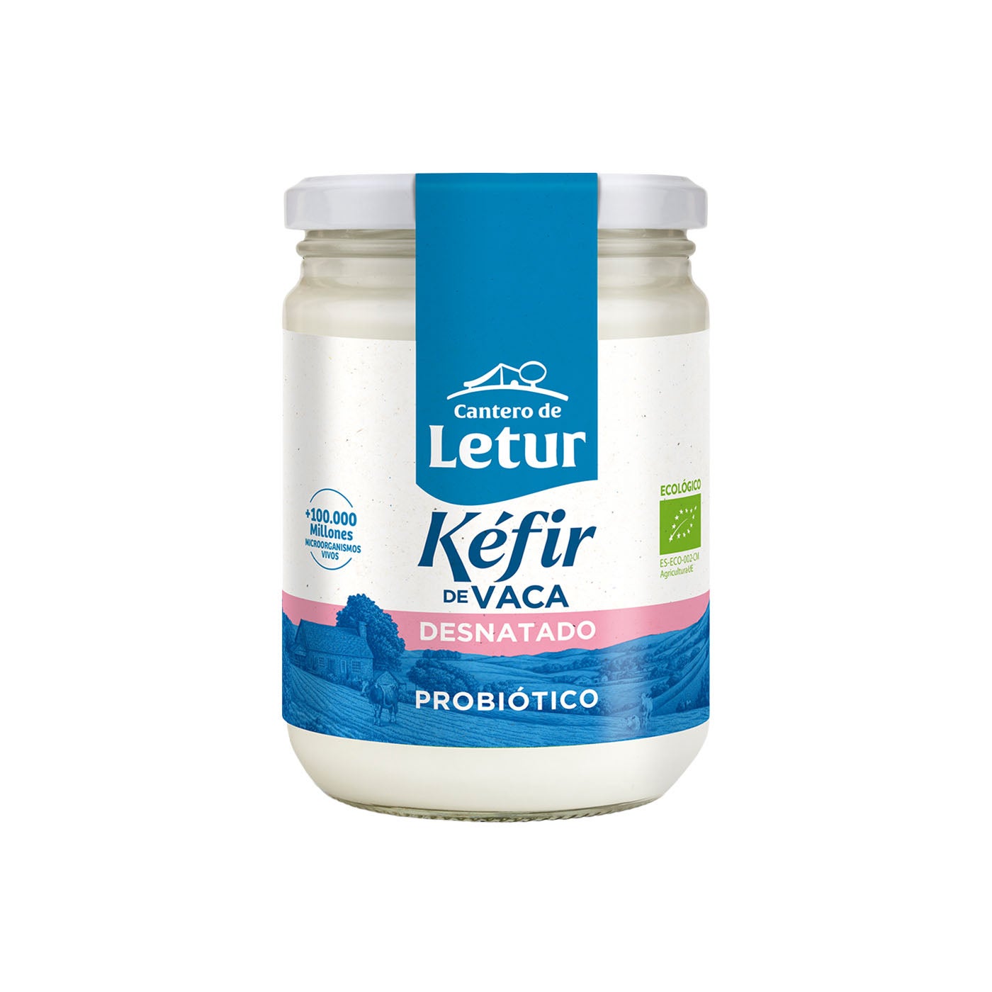 Kéfir de Vaca Desnatado 420g El Cantero De Letur