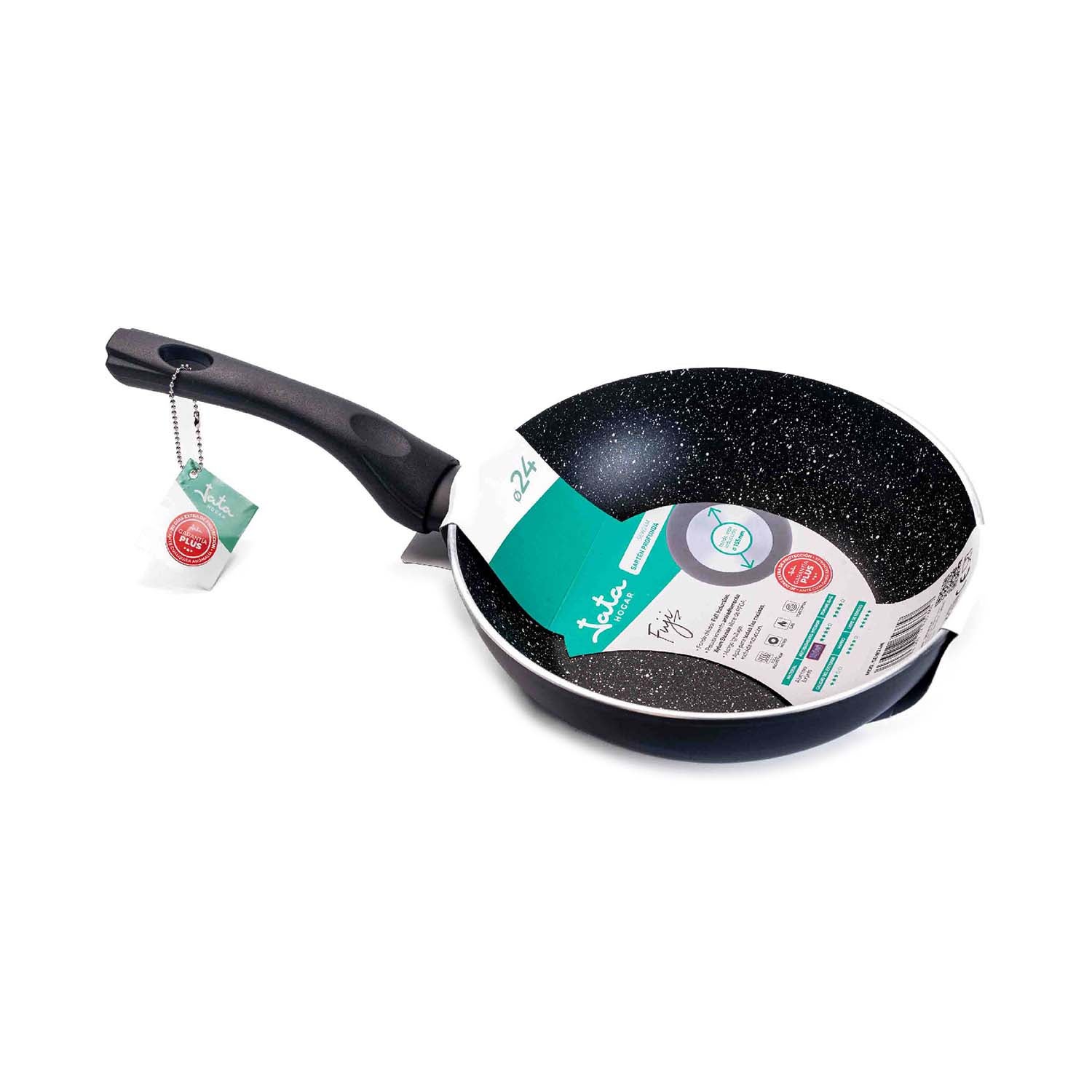 Sartén Wok Ø 24 cm para Inducción Jata