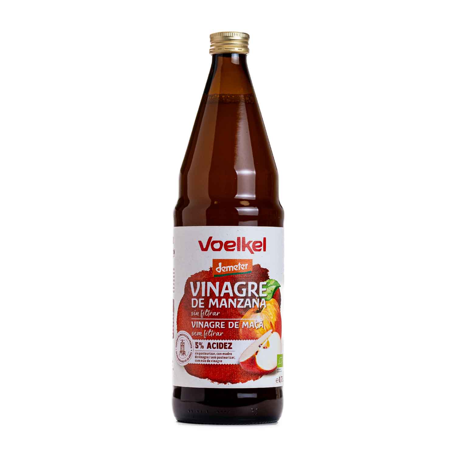 Vinagre de manzana 750ml Voelkel