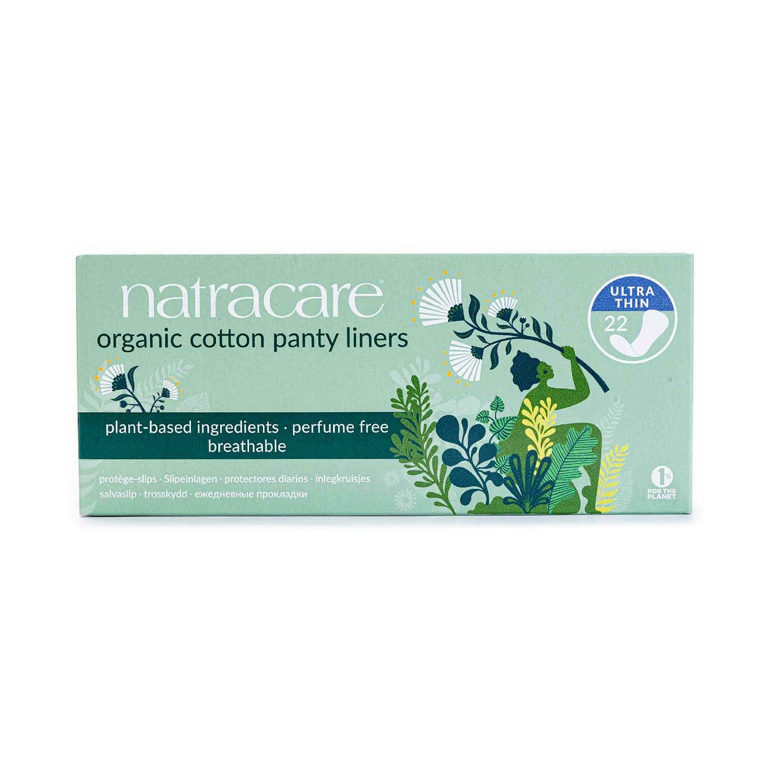 Salvaslip ultra fino de algodón 22uds Natracare