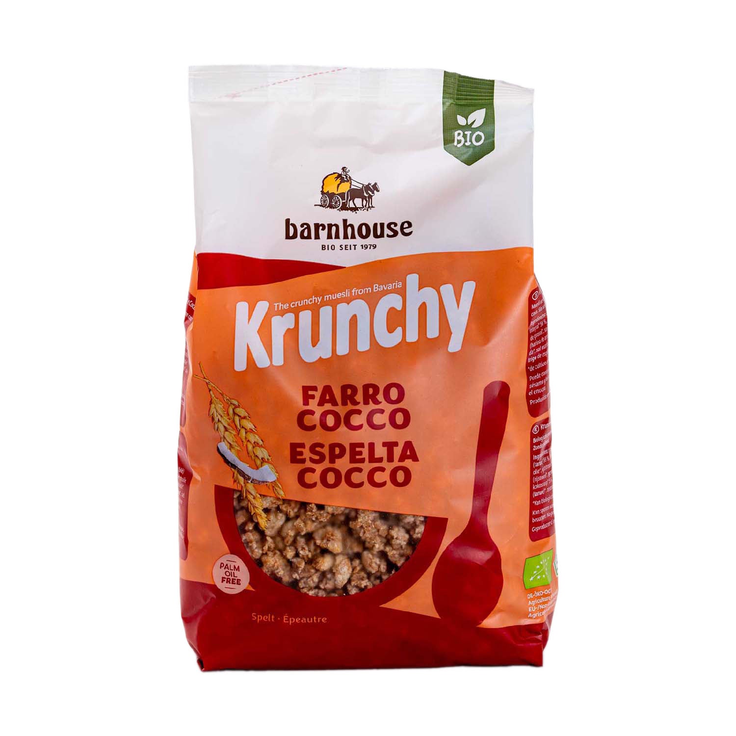 Muesli krunchy espelta y coco 600g Barnhouse