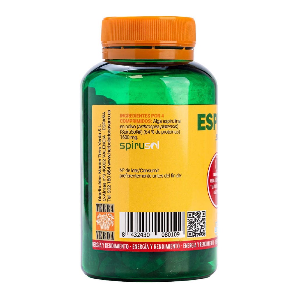 Espirulina 250 comprimidos Terra Verda