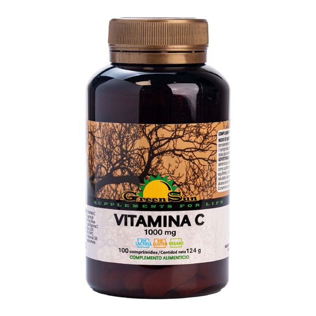 Vitamina C 1000 100 comprimidos Green Sun