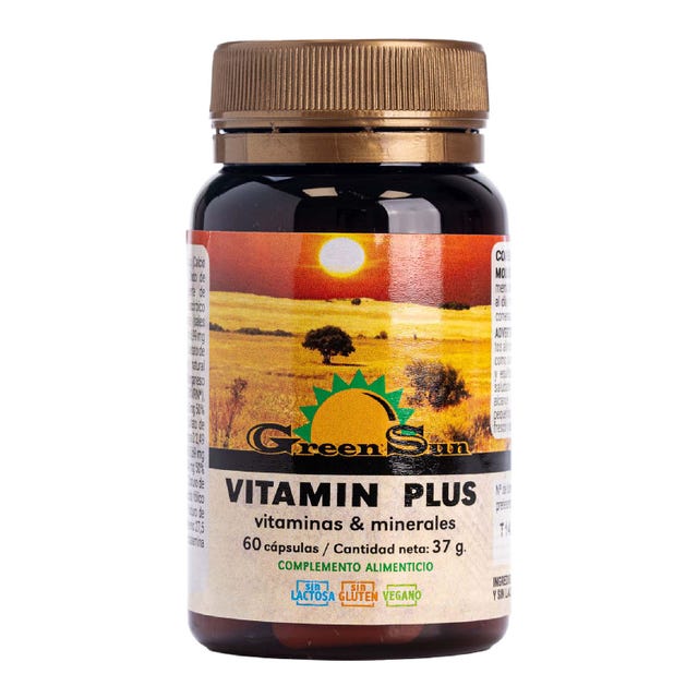 Vitamin Plus 60 cápsulas Green Sun