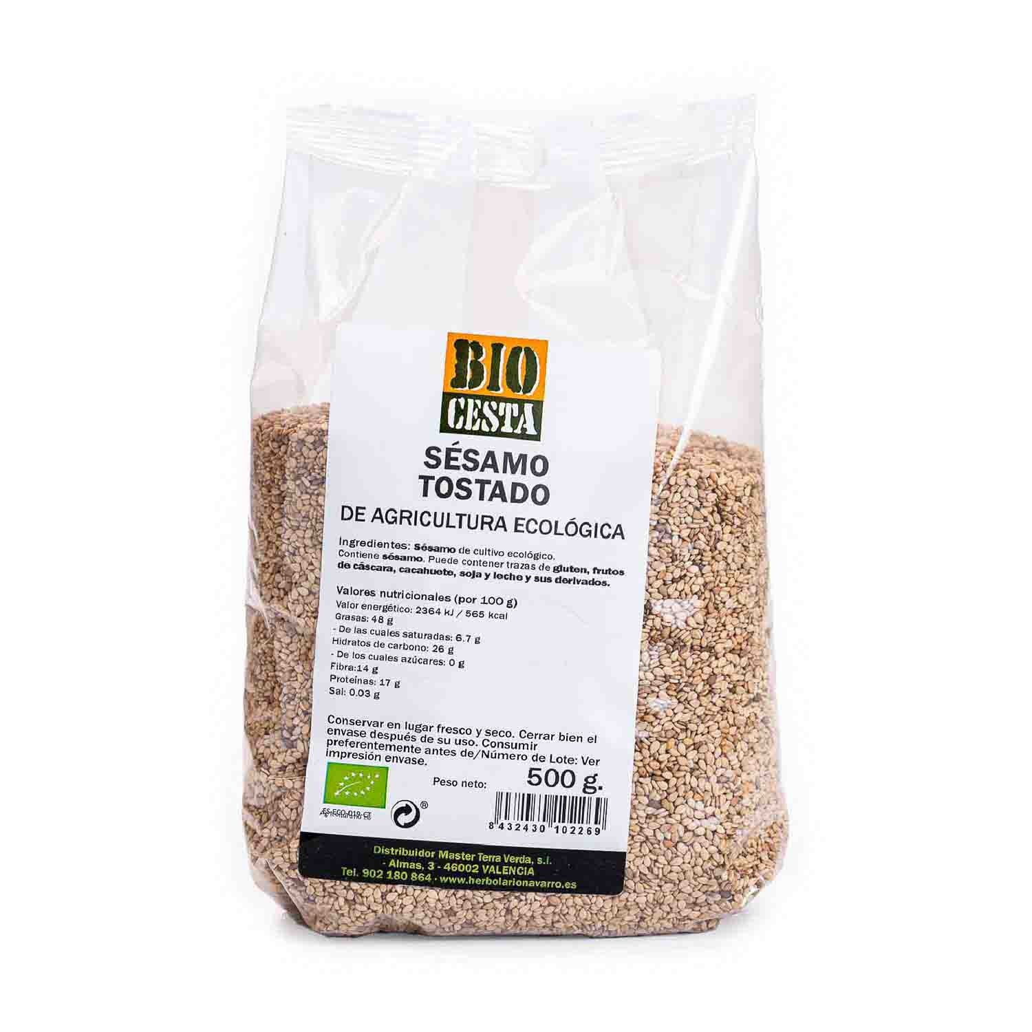 Sésamo tostado 500g Bio Cesta