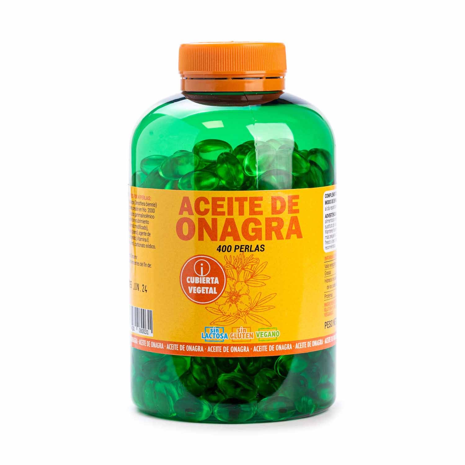 Aceite de Onagra 400 cápsulas Terra Verda