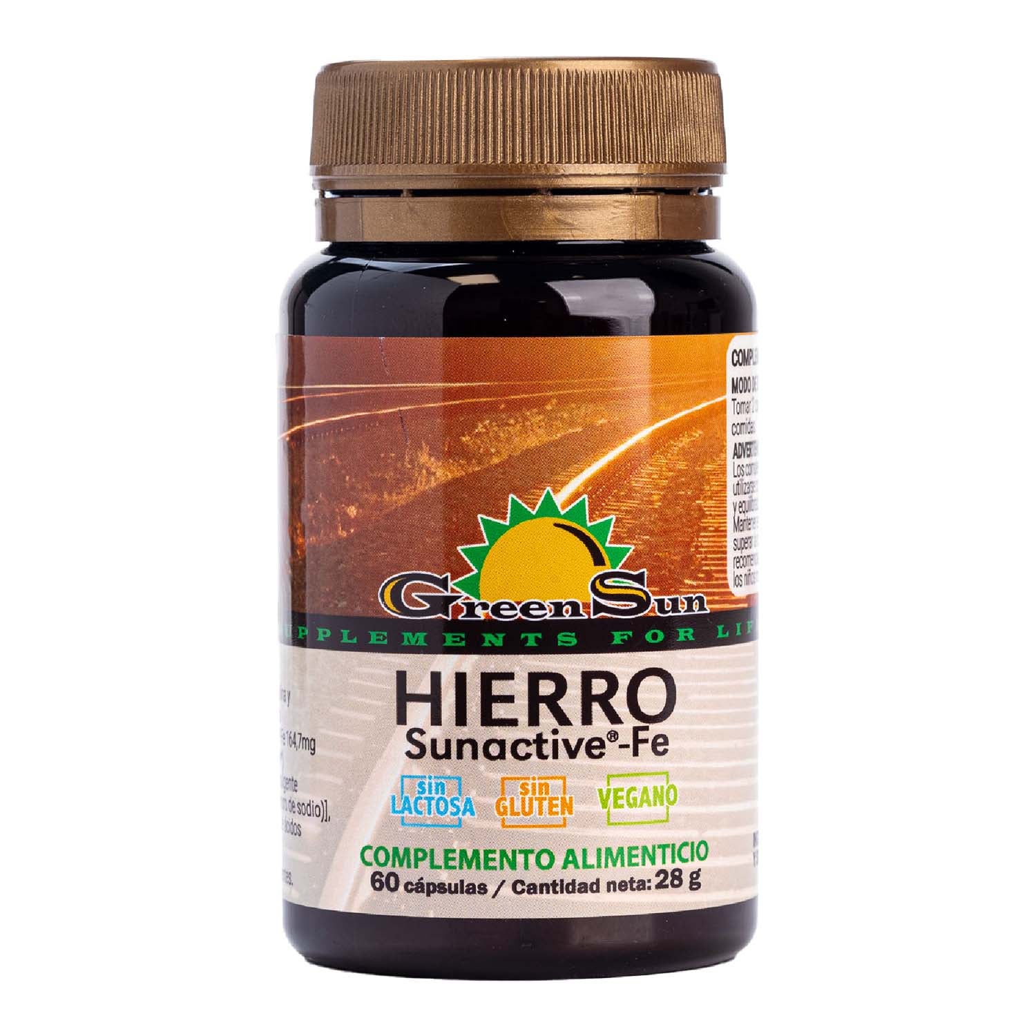 Hierro 60 cápsulas Green Sun