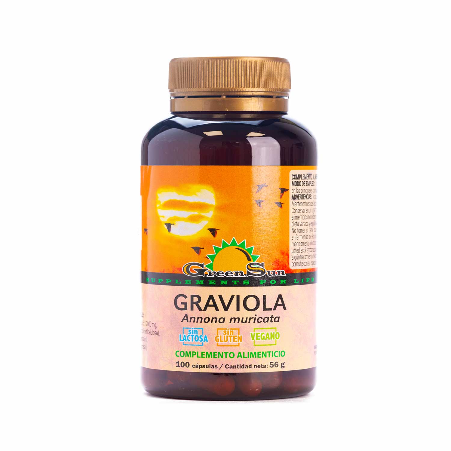 Graviola 100 cápsulas Green Sun
