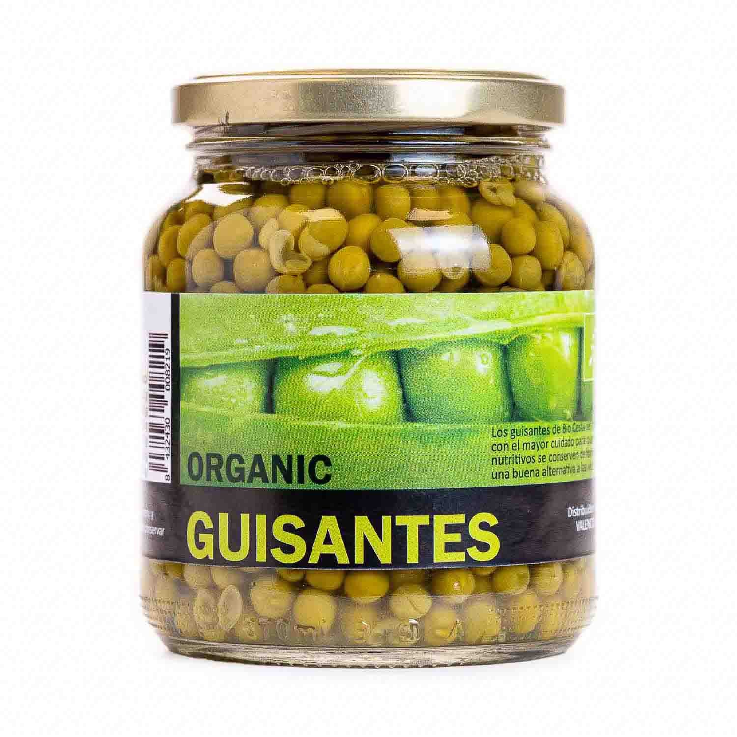Guisantes en conserva 360g Bio Cesta