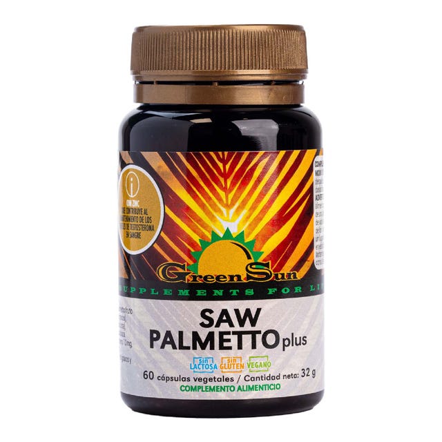Saw Palmetto Plus 60 cápsulas Green Sun