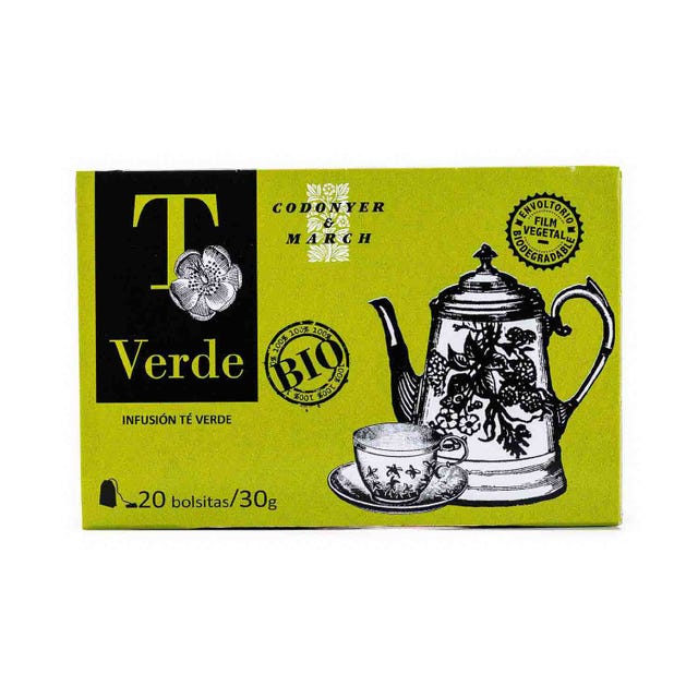 Té verde eco 20uds Codonyer & March