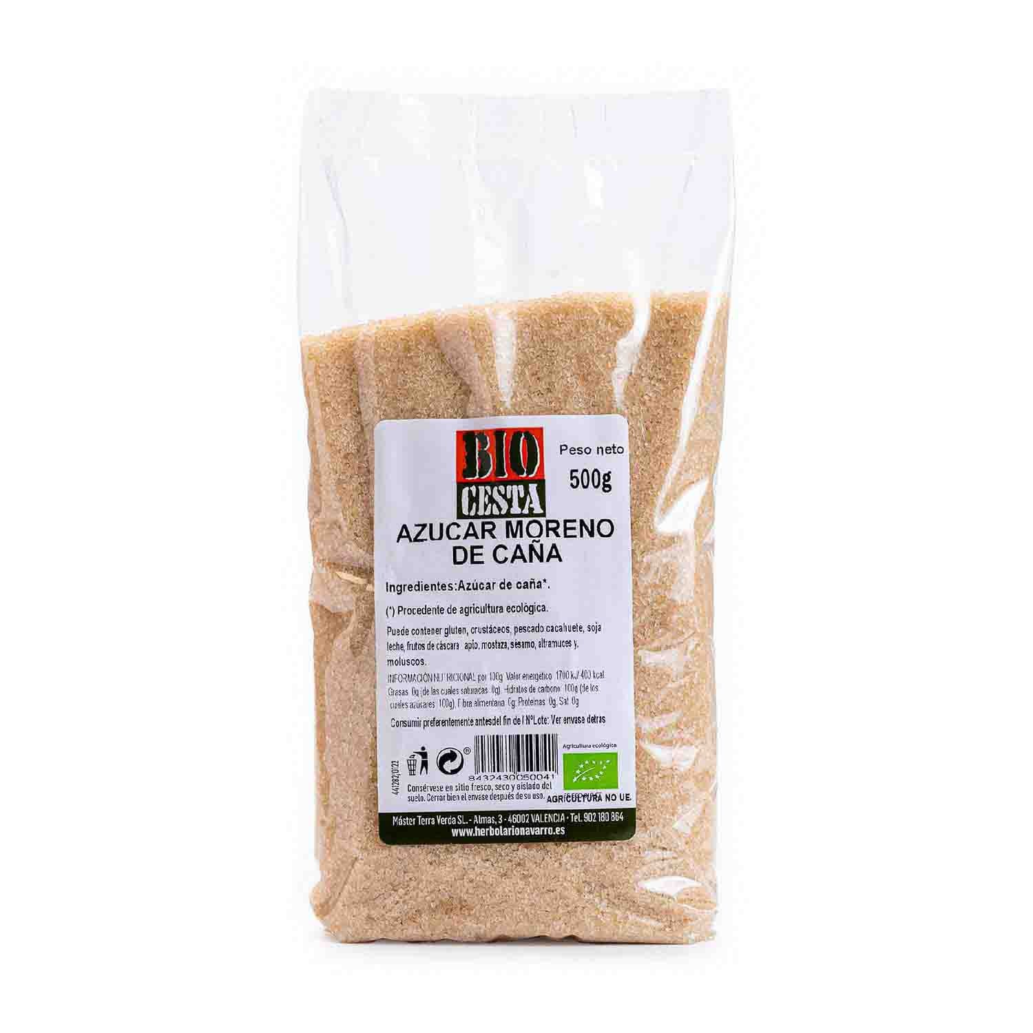 Azúcar de caña integral 500g Bio Cesta