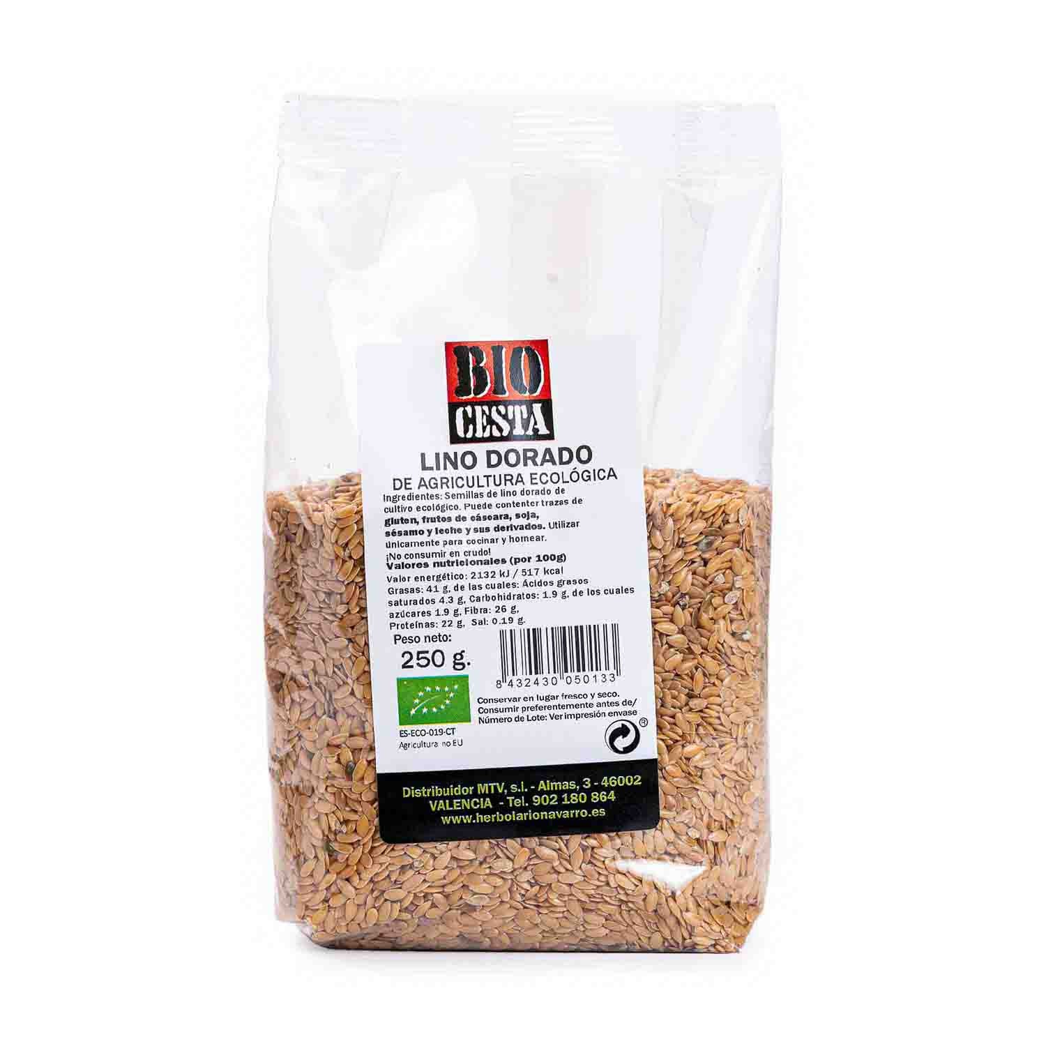 Lino dorado bio 250g Bio Cesta