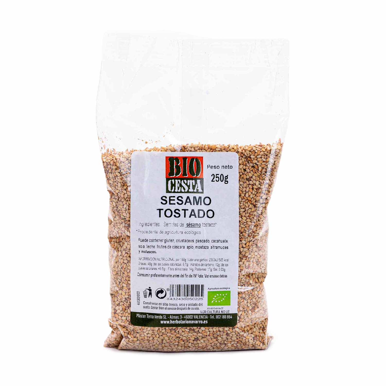 Sésamo tostado bio 250g Bio Cesta