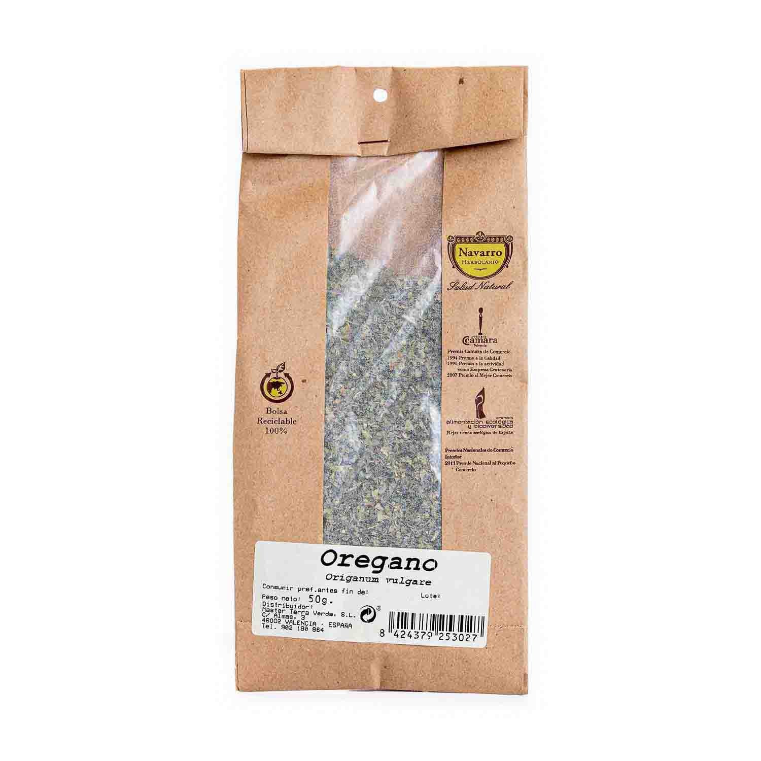 Orégano a granel para infusión 50g Herbolario Navarro