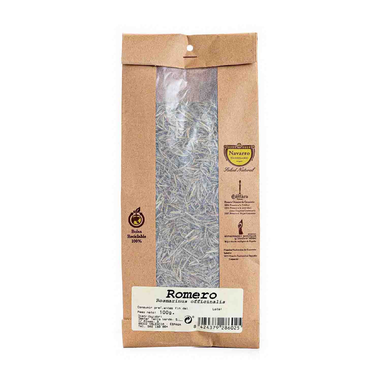 Romero a granel para infusión 100g Herbolario Navarro