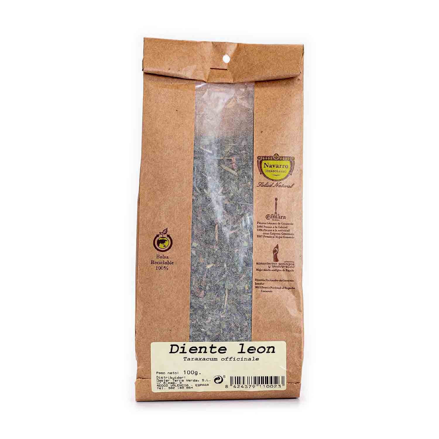 Diente león a granel para infusión 100g Herbolario Navarro