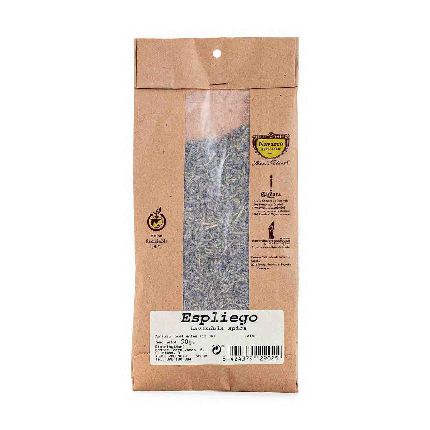 Espliego flor a granel para infusión 50g Herbolario Navarro