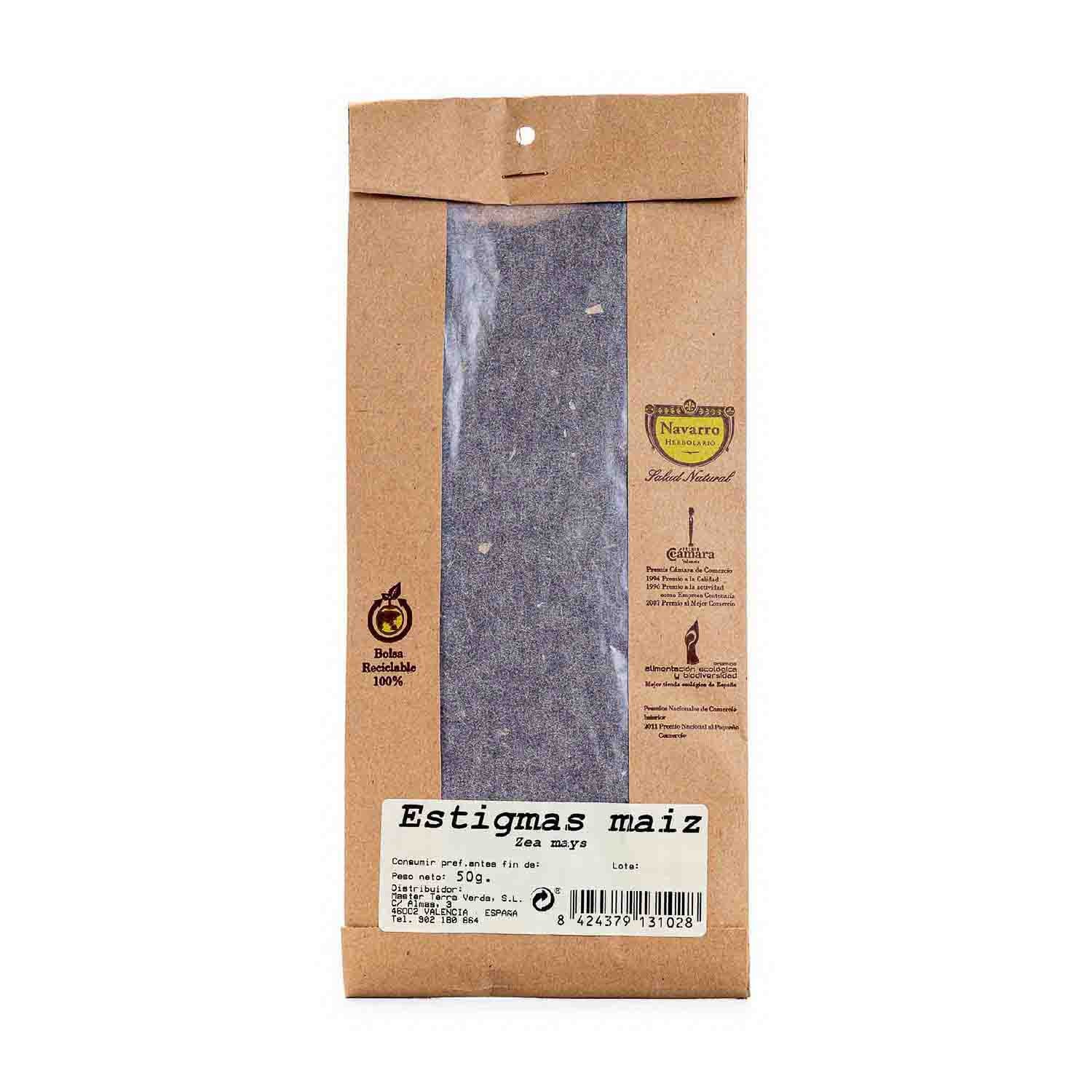 Estigma maíz a granel para infusión 50g Herbolario Navarro