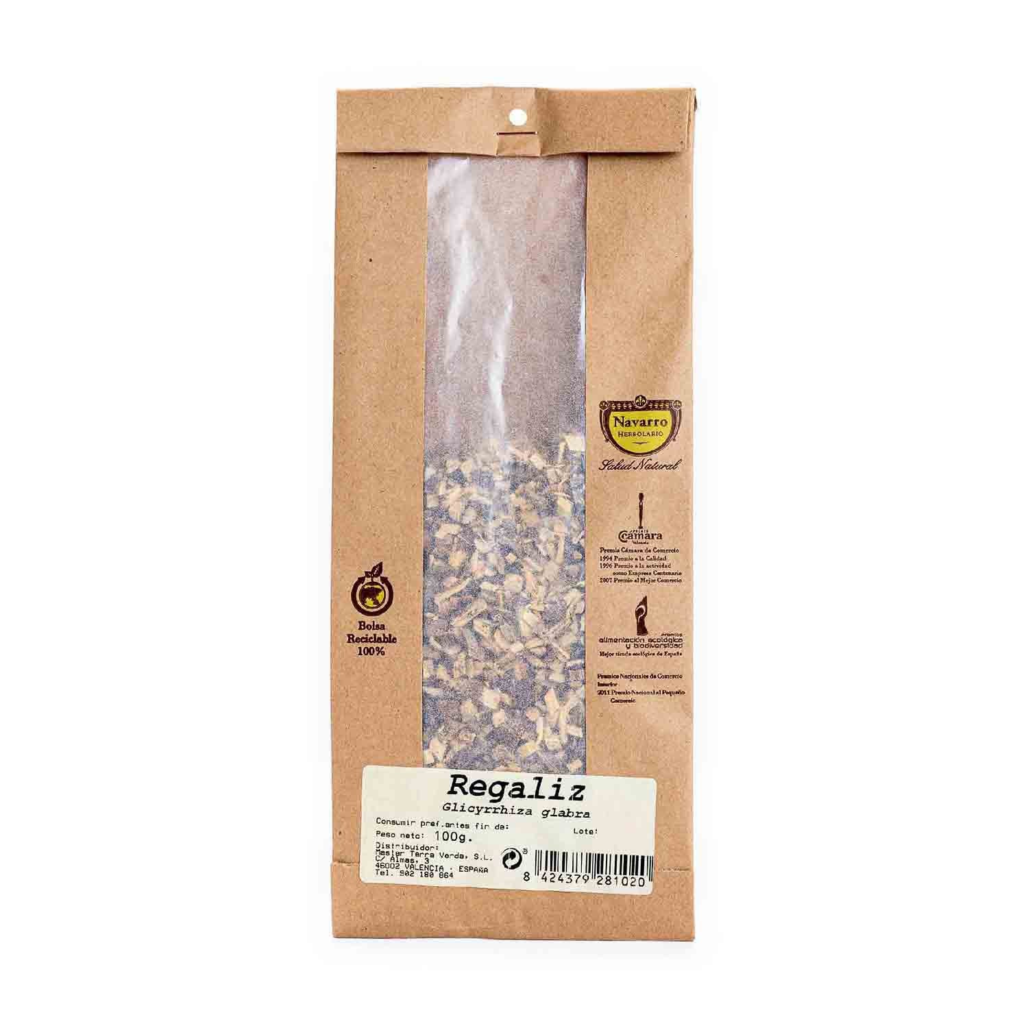 Regaliz a Granel para Infusión 100g Herbolario Navarro