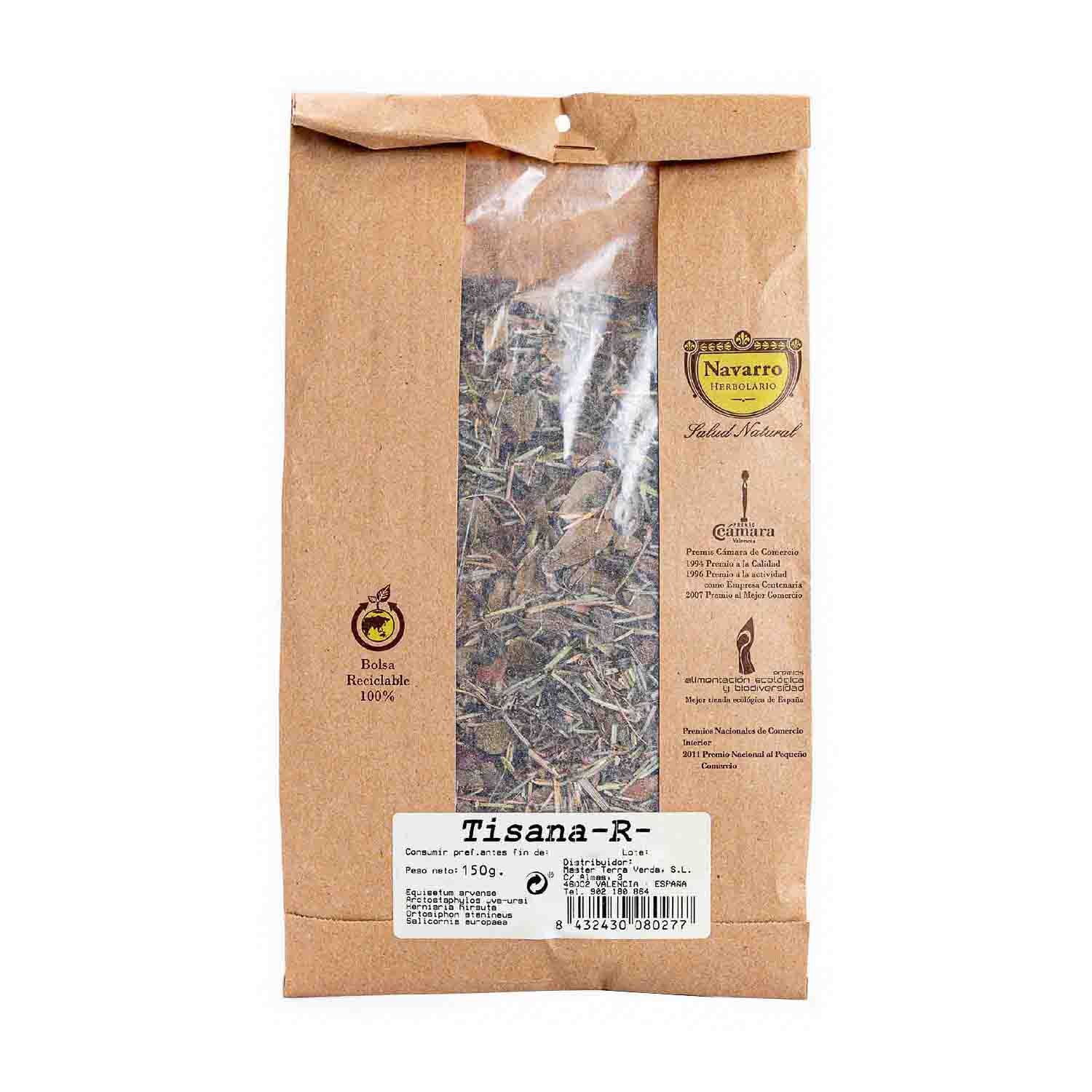 Tisana R a granel para infusión 150g Herbolario Navarro