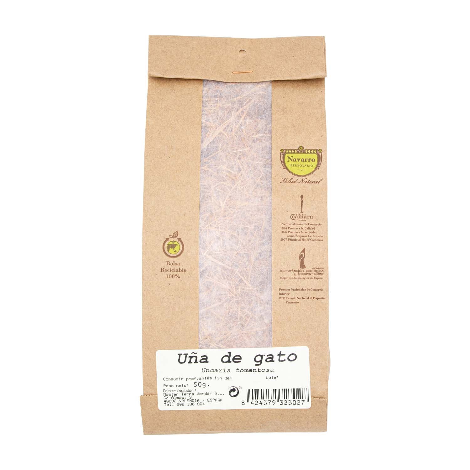 Uña de Gato a granel para infusión Herbolario Navarro