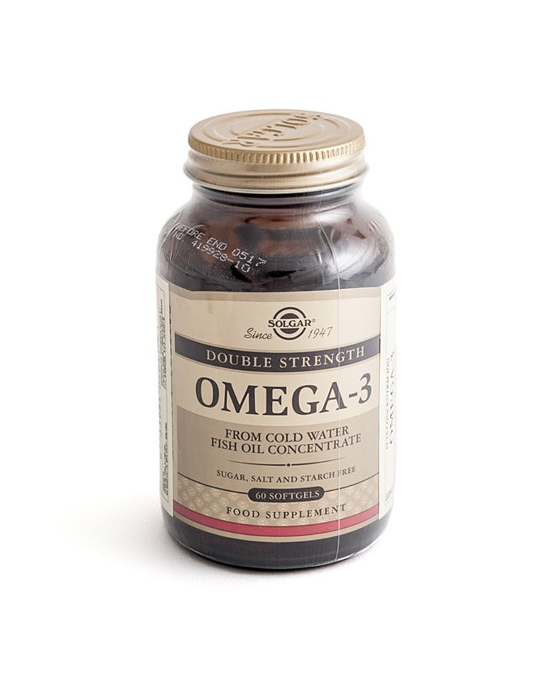 Omega-3 Doble Concentración 60 cápsulas Solgar
