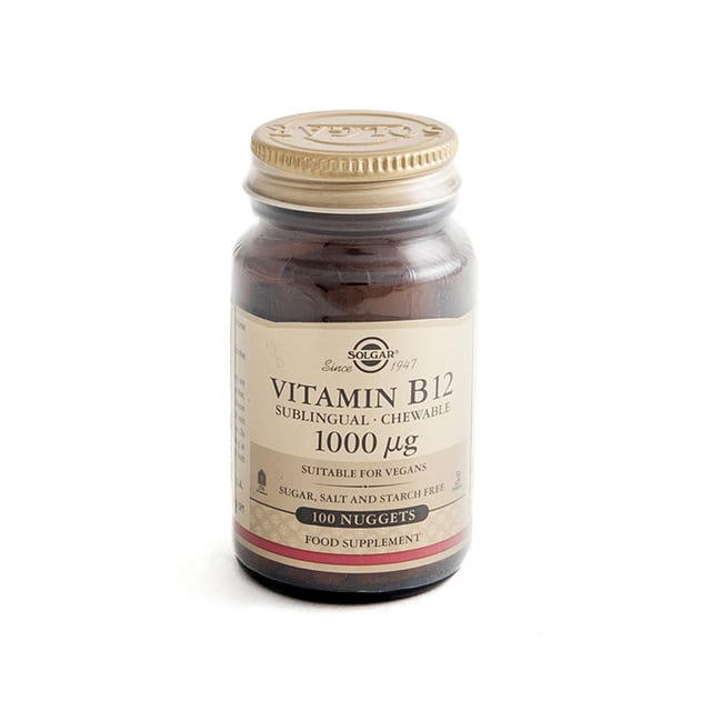 Vitamina B12 1000 mcg 100 comprimidos Solgar