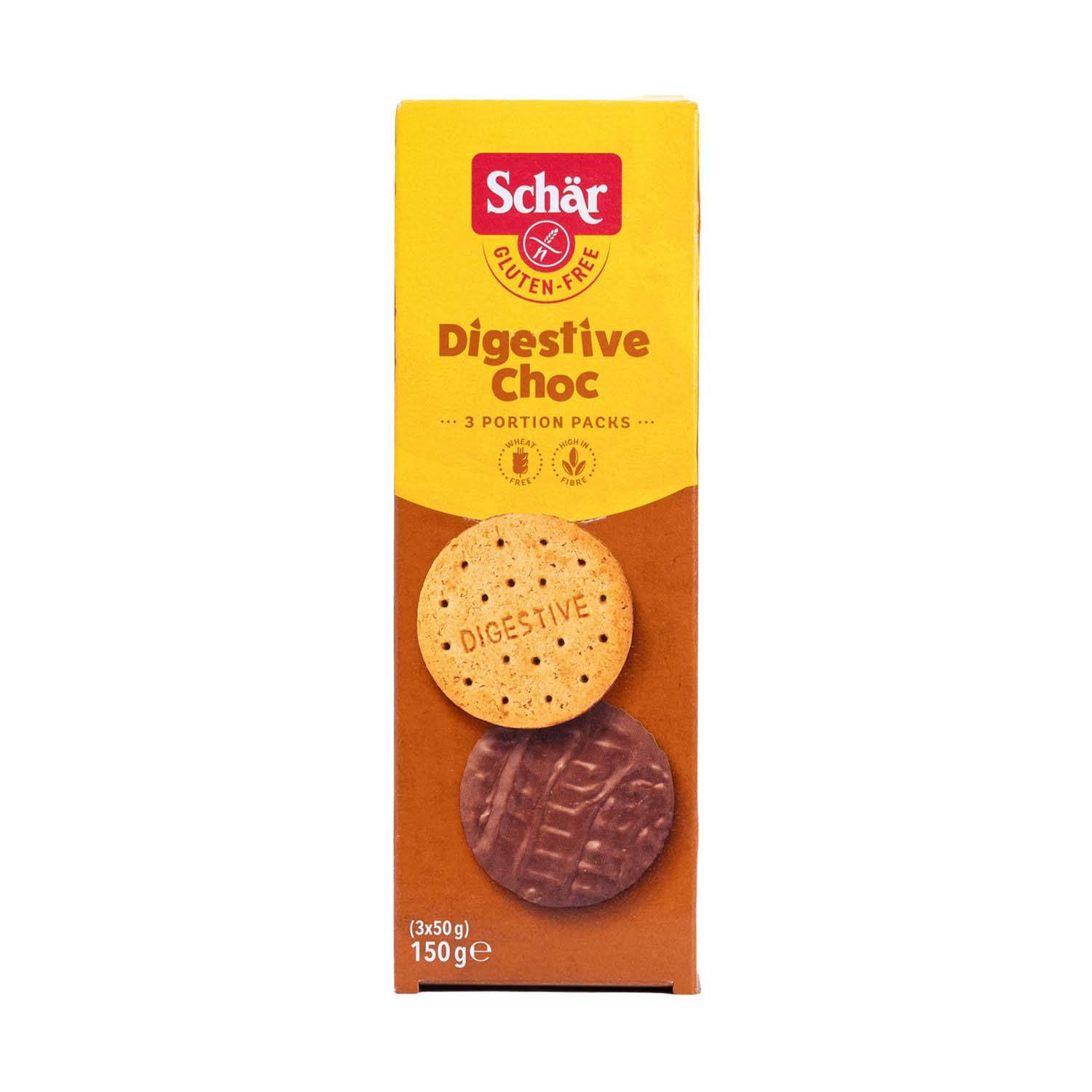 Galletas digestive de chocolate 150g Schär