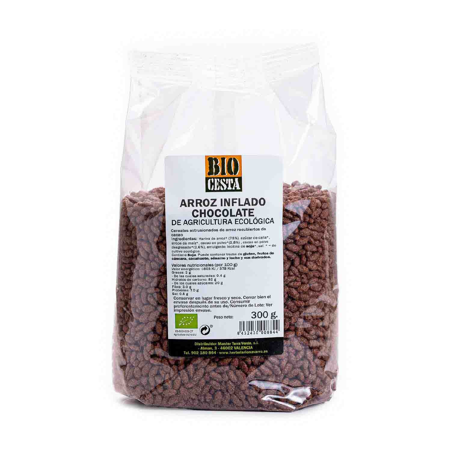 Arroz hinchado con chocolate 300g Bio Cesta