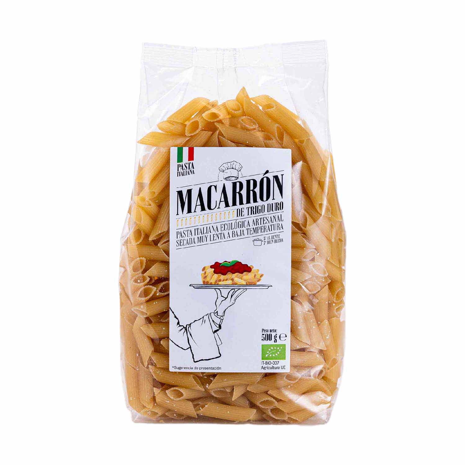Macarrón blanco bio 500g Bio Cesta
