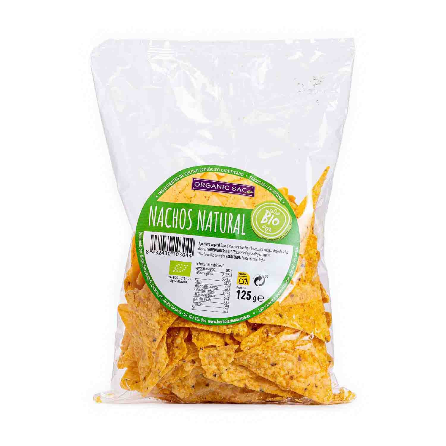 Nachos al natural 125g Bio Cesta