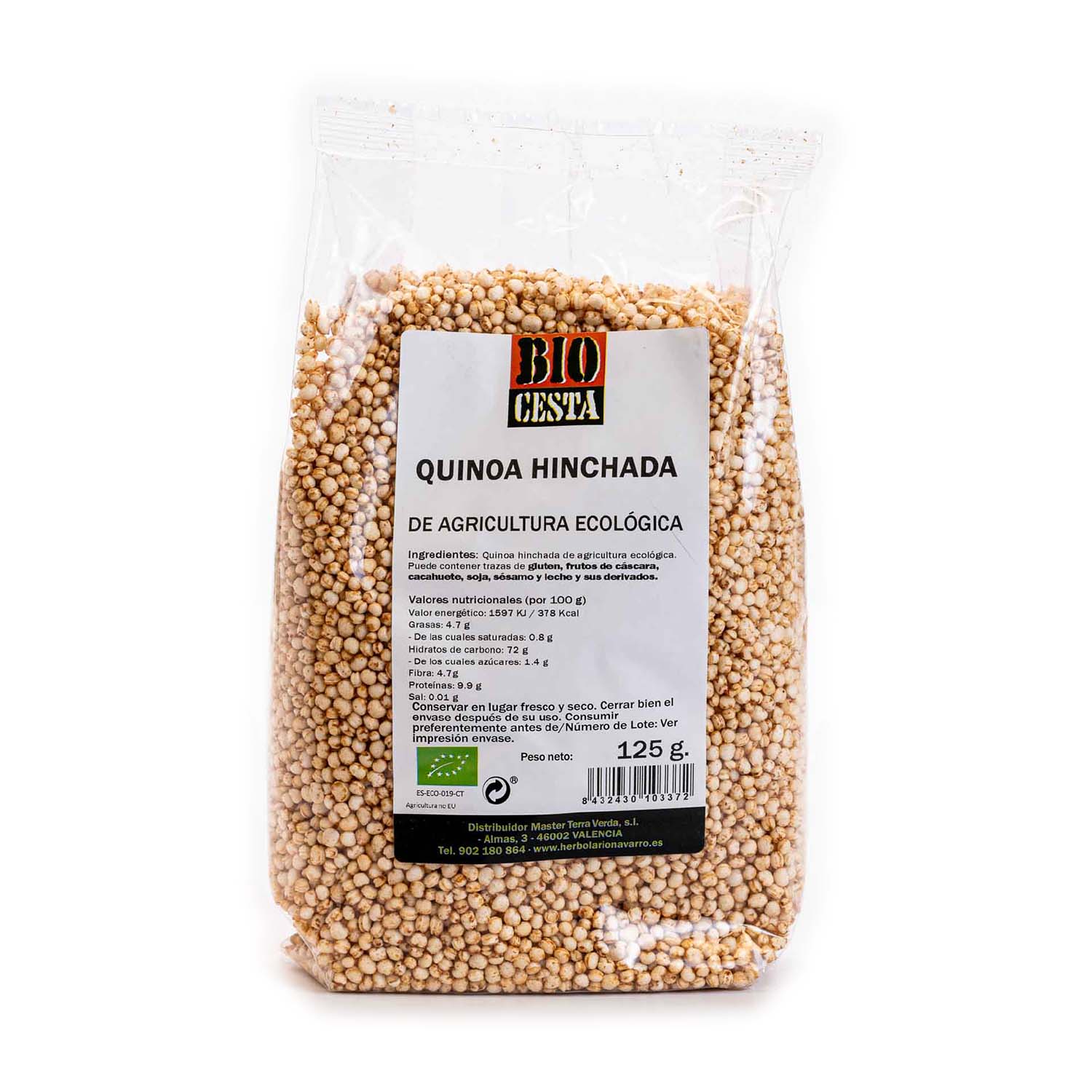 Quinoa hinchada 125g Bio Cesta