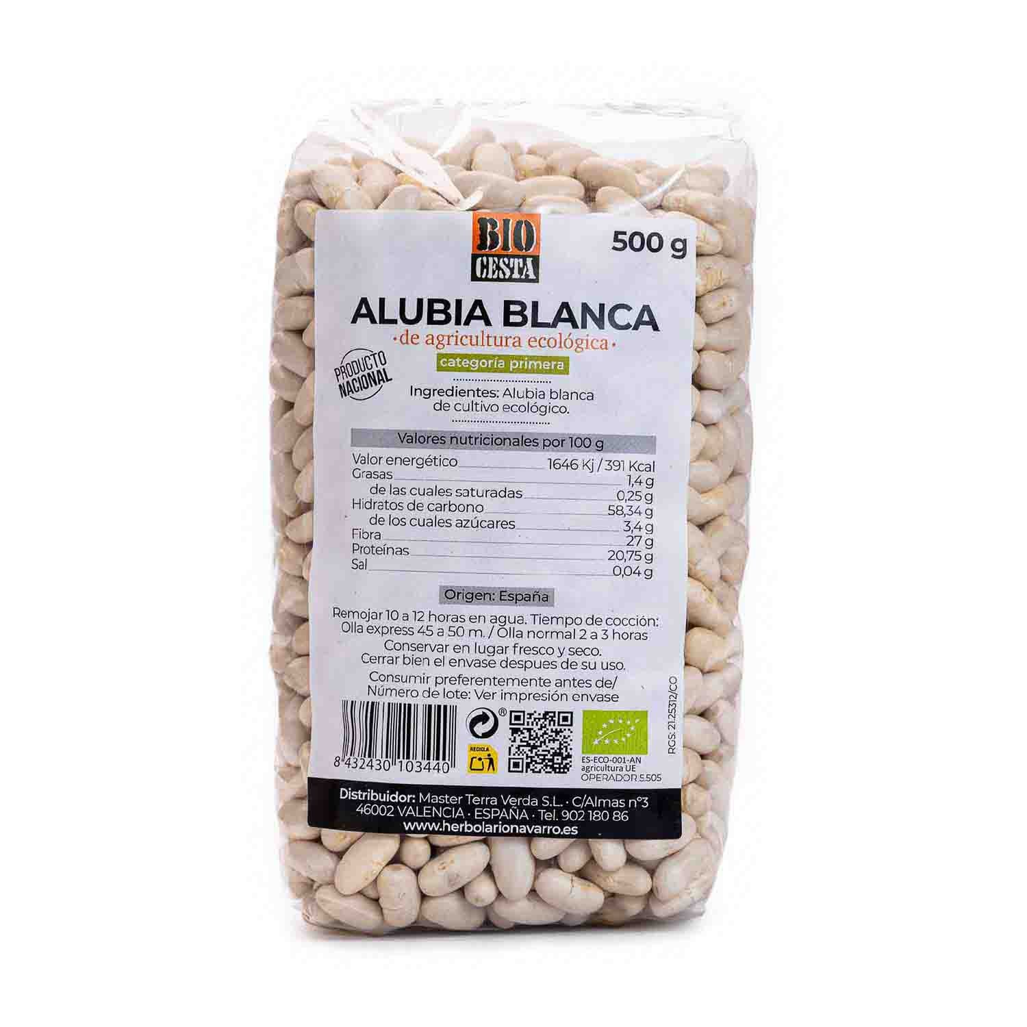 Alubia Blanca 500g Bio Cesta