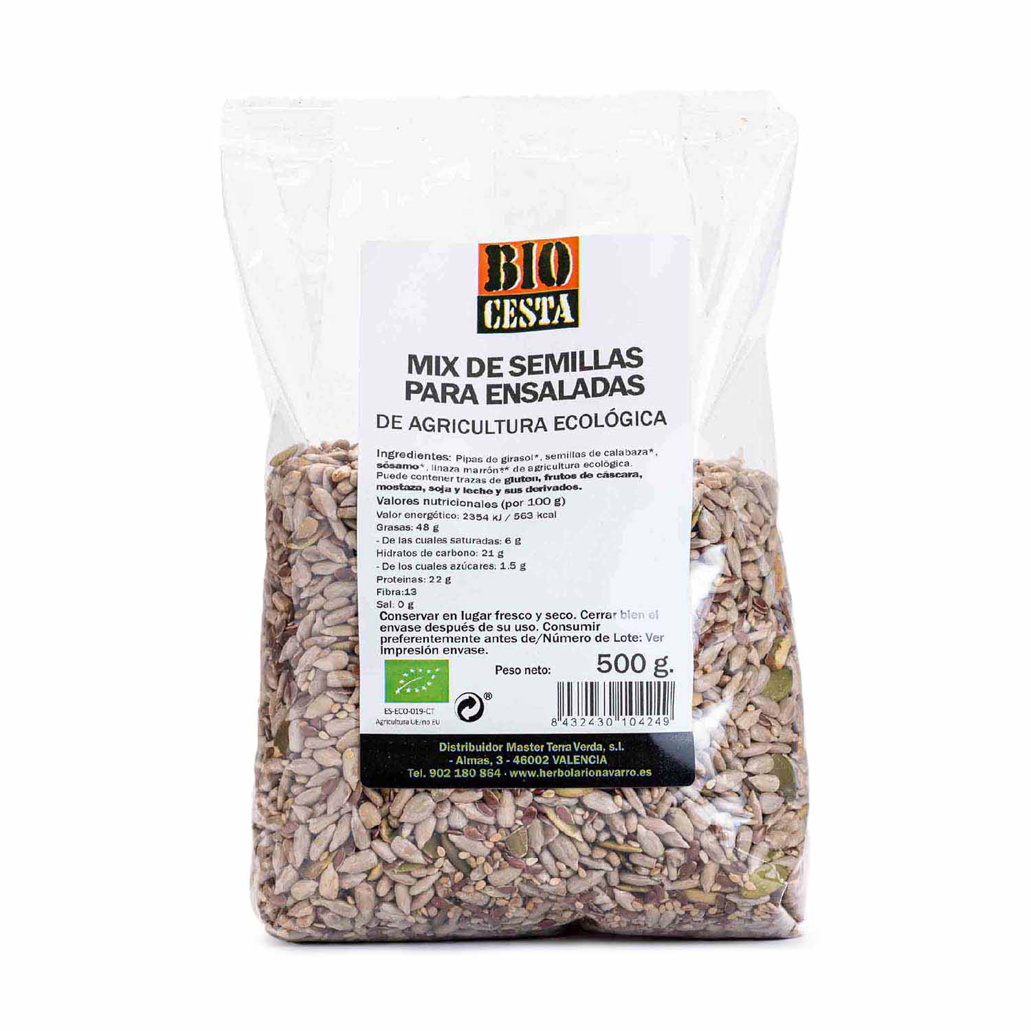 Mix de Semillas para Ensalada 500g Bio Cesta