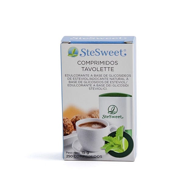 Extracto de Stevia tabletas 250 comprimidos Stesweet