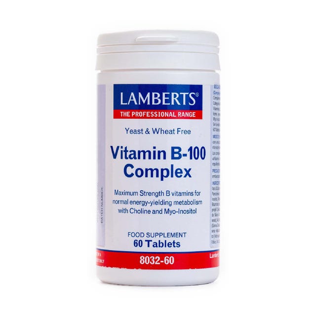 Vitamina B-100 Complex 60g Lamberts