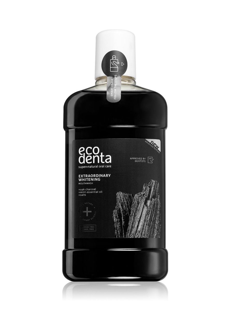 Colutorio bucal blanqueador con carbón 500ml Ecodenta